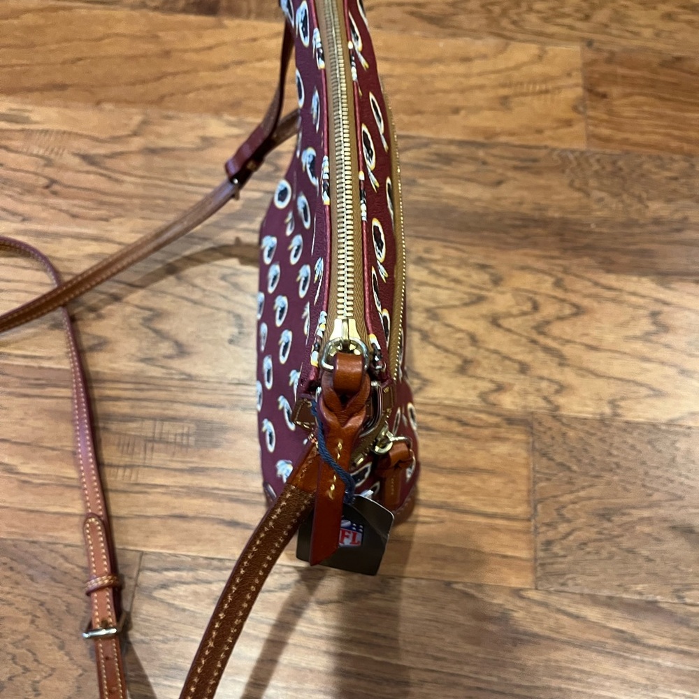 Dooney & Bourke Maroon Patterned Crossbody Washin… - image 3